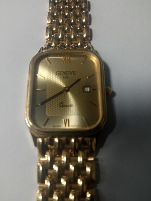 Sprzedam złoty zegarek za złotą bransoletą firmy GENEVE