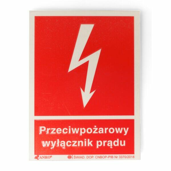 SPAMEL Ręczny przycisk przeciwpożarowego wyłącznika prądu