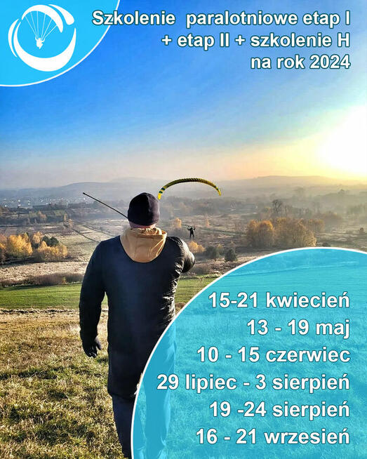 Szkolenie paralotniowe \ kurs paralotniowy PP Śląsk, Łódzkie