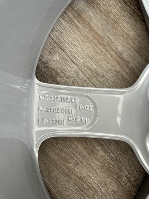 4× Nowa oryginalna felga aluminiowa Porsche OE 911 991 20