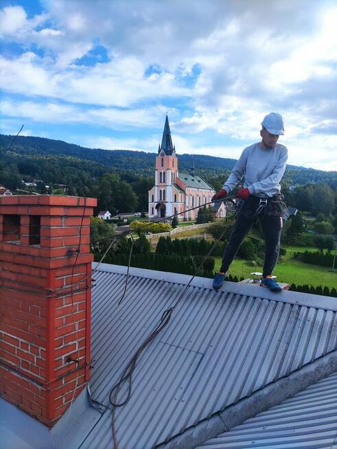 Malowanie dachów z gwarancją pisemną, darmowa wycena blacha,