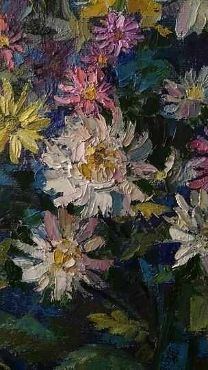 Jesienne kwiaty 70/50cm o/p Olga Gulyaewa