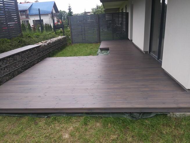 Elewacje drewniane/tarasy/ zadaszenia