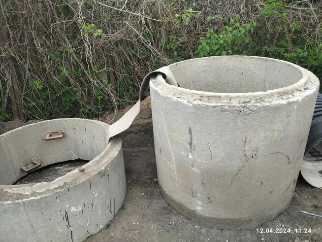 Sprzedam pokrywę i kręgi betonowe kanalizacyjne