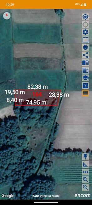 Działka rolno budowlana i łąka