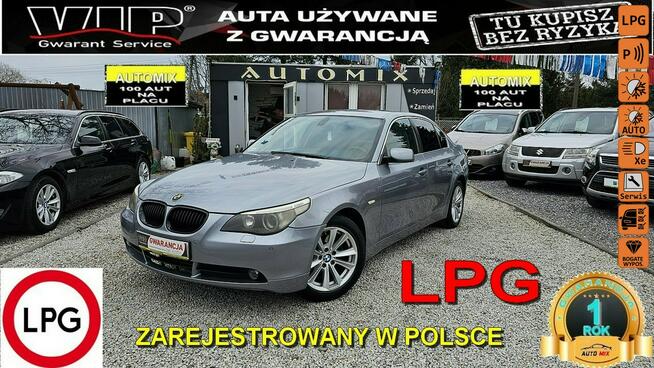 BMW 520 SERWISOWANY! Mocny 2,2 benz z Lpg ,Alu,Xenony, Manual 6 , ZAMIANA