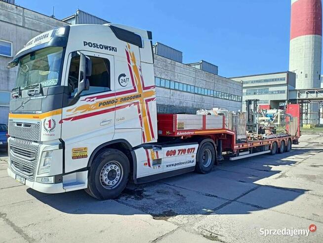 Transport maszyn budowlanych Kielce Niskopodwozie HDS