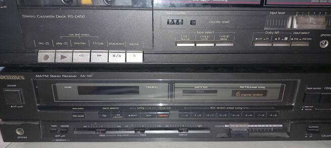 Technics Wieża .Amplituner, Deck oraz CD.
