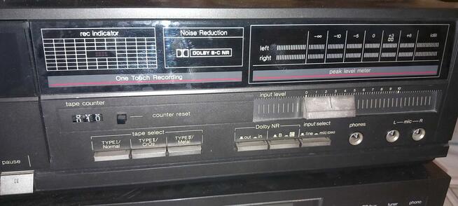 Technics Wieża .Amplituner, Deck oraz CD.