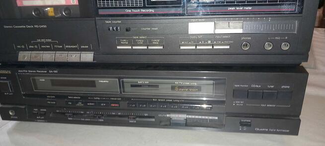 Technics Wieża .Amplituner, Deck oraz CD.