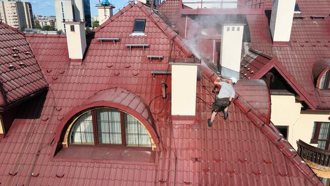 Malowanie dachów z gwarancją pisemną, darmowa wycena blacha,