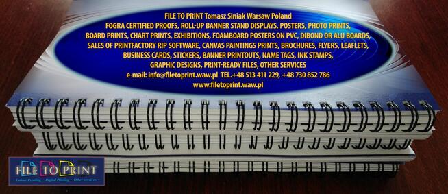 Druk Poligrafia Printing services Digitaldruck Warszawa