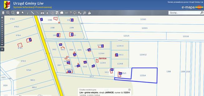 Sprzedam piękną działkę na skraju wsi Jarnice