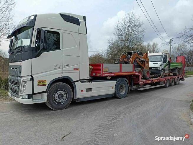 Transport maszyn budowlanych Kielce Niskopodwozie HDS