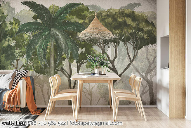 Szary lub ciepły beton z liscmi GD67 wabi sabi loft style