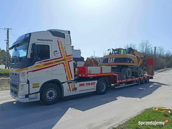 Transport maszyn budowlanych Kielce Niskopodwozie HDS