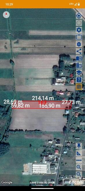 Działka rolno budowlana i łąka