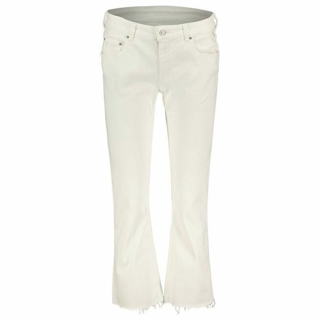 36 Replay Faaby 23 Jeansy damskie kremowe 3/4 pas 66cm WC429