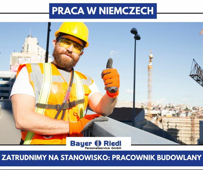 Pomocnik Budowlany - Niemcy / Bawaria - Weekendy w Polsce