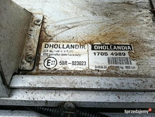 Winda załadowcza DHOLLANDIA | 2017r | DHS08.20 | 1500kg |