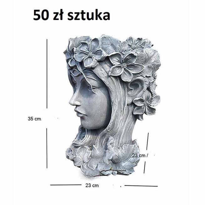 doniczka głowa doniczki gpsowe donice