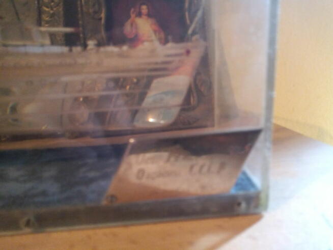 Model okrętu wojennego pleksiglas