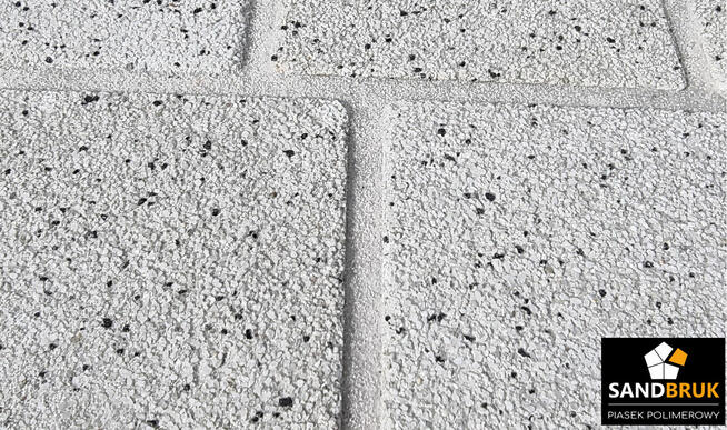 SandBruk Piasek Polimerowy Fuga Do Kostki Brukowej Biało Sza