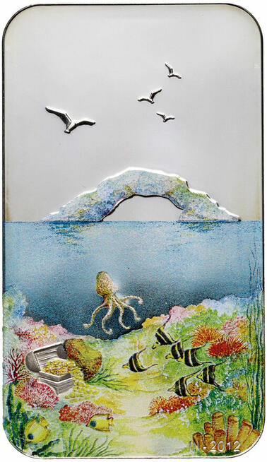 Dollars $ Dolar Endless Paradise SZTABKA SREBRO 1/2 uncja