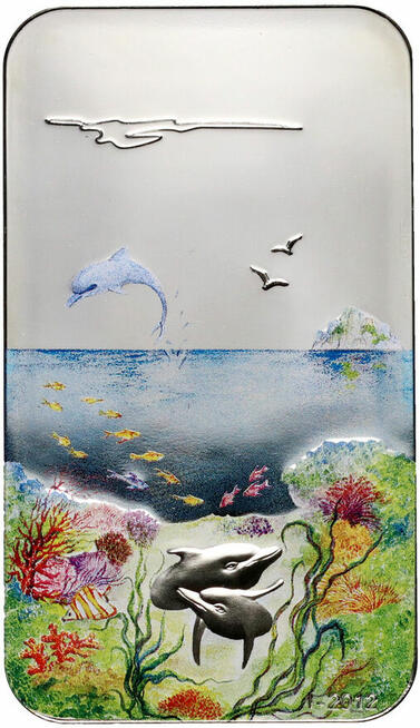 Dollars $ Dolar Endless Paradise SZTABKA SREBRO 1/2 uncja