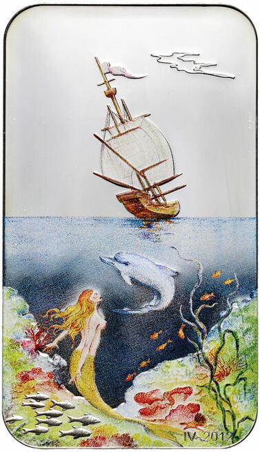 Dollars $ Dolar Endless Paradise SZTABKA SREBRO 1/2 uncja