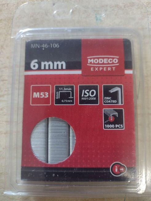 Zszywki tapicerskie Modeco MN-46-106 53/6 mm - zestaw 12 szt