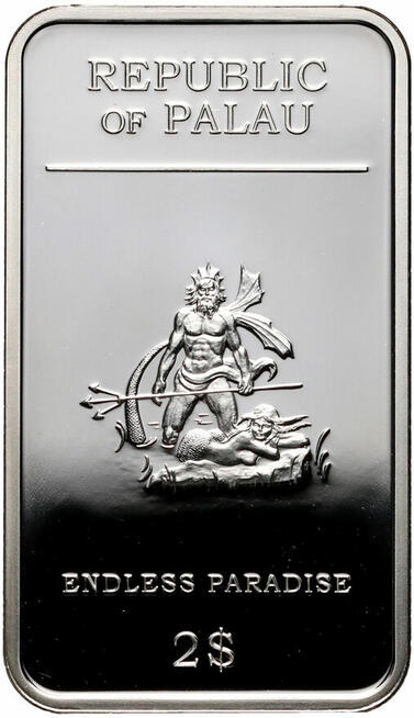 Dollars $ Dolar Endless Paradise SZTABKA SREBRO 1/2 uncja