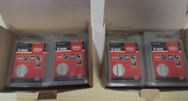 Zszywki tapicerskie Modeco MN-46-106 53/6 mm - zestaw 12 szt