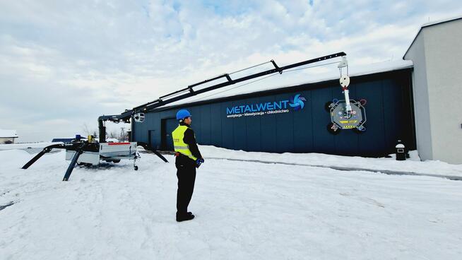 Mini żuraw na przyczepie BEFARD XJ55