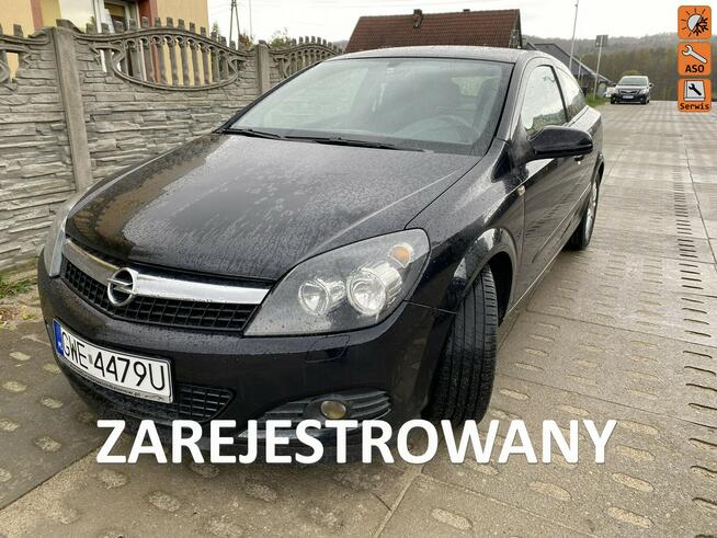 Opel Astra GTC,alufelgi,benzyna,rozrząd na łańcuszku,klimatyzacja,opony ok, zarej