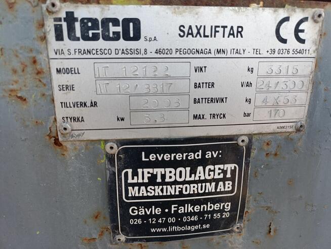 ITECO IT 12122 - 14 m - podnośnik nożycowy