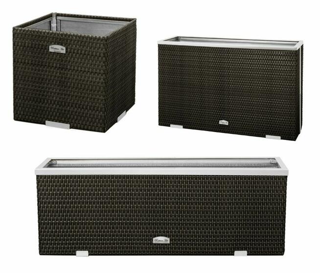 Donica ogrodowa premium, eleganckie donice z technoratanu