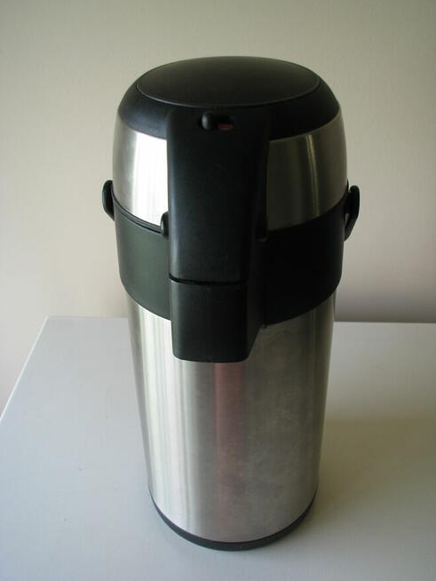 Stalowy termos z pompką 3 l