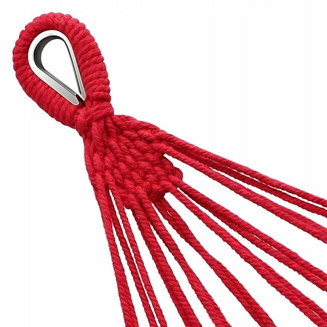 Duży HAMAK ogrodowy XXXL WZMOCNIONY + TORBA 2 kolory