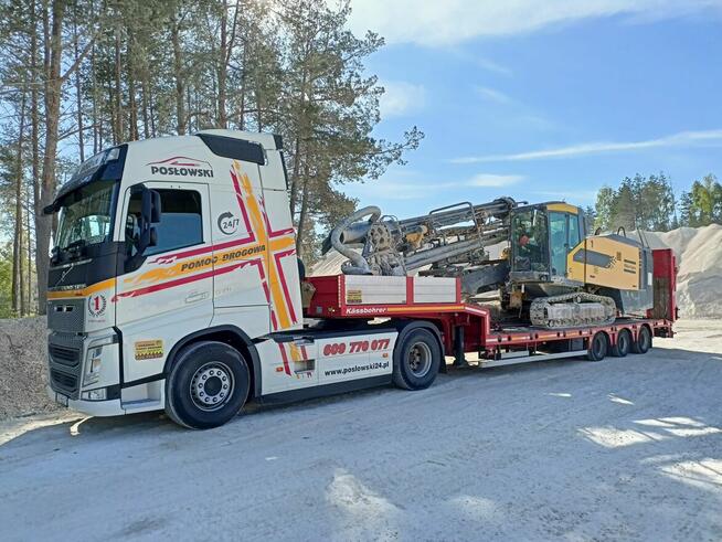Transport maszyn budowlanych Kielce Niskopodwozie HDS