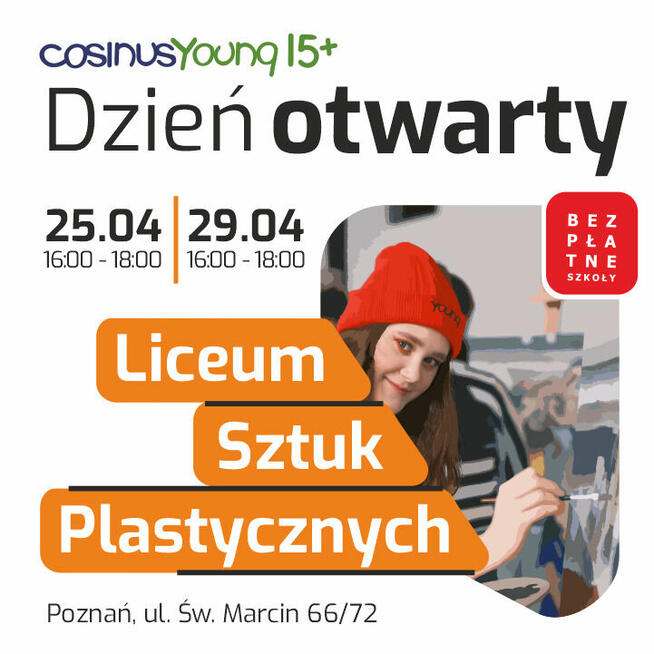 Dni Otwarte w Liceum Sztuk Plastycznych CosinusYoung 15+