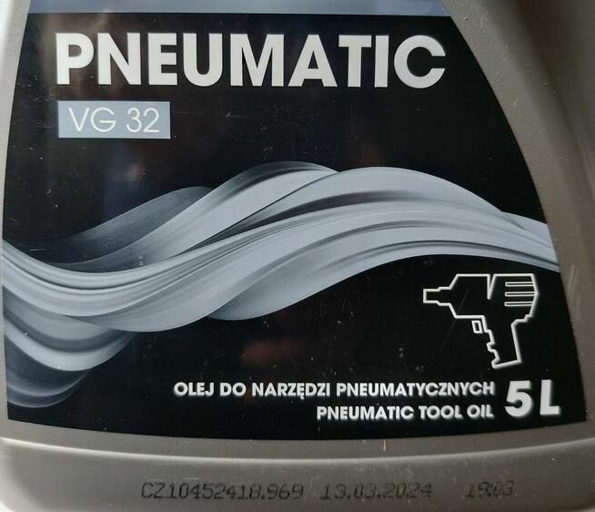 Specjalistyczny olej Pneumatic VG 32 do narzędzi pneum.