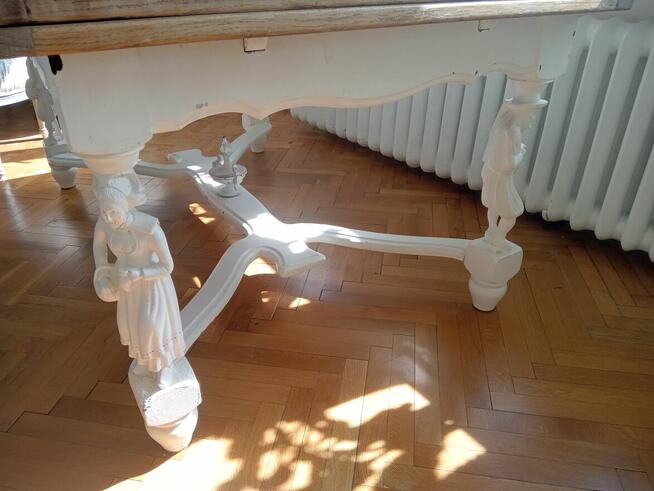 STÓŁ BRETOŃSKI FRANCUSKI FIGURALNY ROZKŁADANY z 160 do 270cm