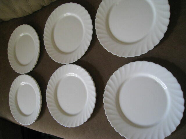 Talerze płytkie białe 27 cm. Arcoroc