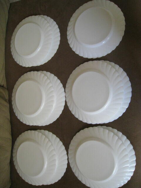 Talerze płytkie białe 27 cm. Arcoroc