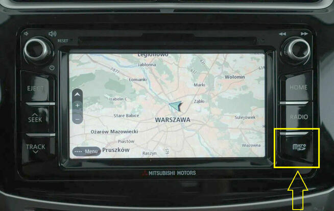 Mapa Mitsubishi ASX Outlander TomTom SD USB Eu 2025 - ONLINE