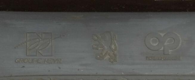 Peugeot 307 listwa spoiler hokej dokładka zderzak 9653355377