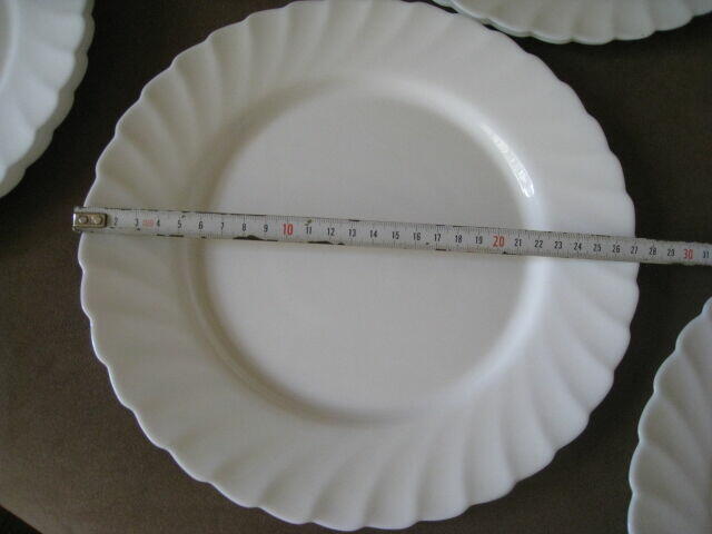 Talerze płytkie białe 27 cm. Arcoroc