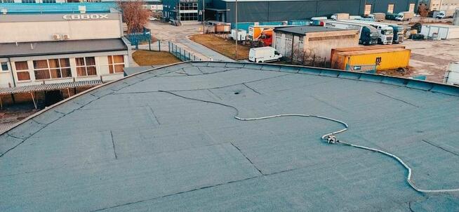 Krycie papą termozgrzewalną, usługi dekarskie, dachy płaskie