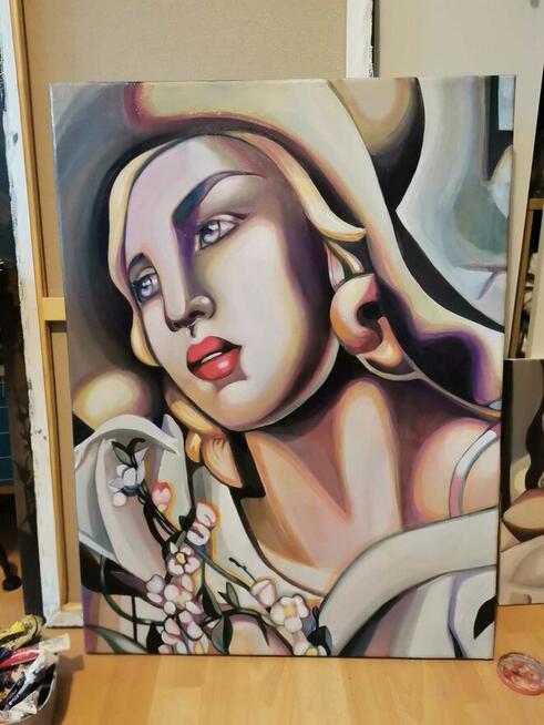 Sprzedam obraz Tamara Łempicka 50 na 80 cm